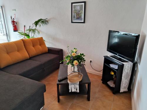 TV a/nebo společenská místnost v ubytování A Casa dos Avós