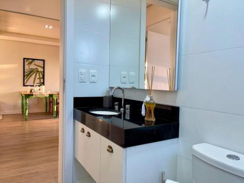 Kuchyň nebo kuchyňský kout v ubytování Cobertura 2 dorm Vista Vale by Achei Gramado