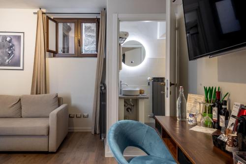 Posezení v ubytování SOHO Piaggiarelle by Dasso - Guest House