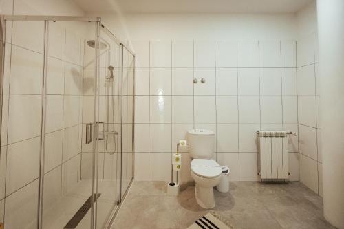 Koupelna v ubytování Quinta da Ponte by Gerês Casas