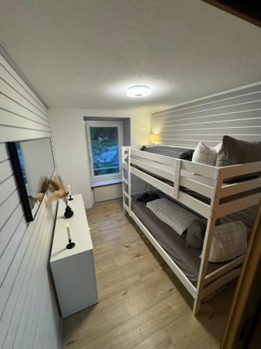 Postel nebo postele na pokoji v ubytování Blue Sky Apartments