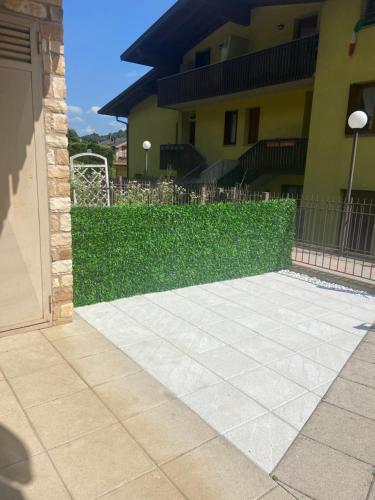 a walkway in front of a house at Casa dall'Angelo in Valmaggiore