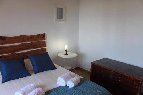 Postel nebo postele na pokoji v ubytování Casa Do Avô In Montejunto