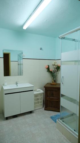 Koupelna v ubytování Casa da Papoila
