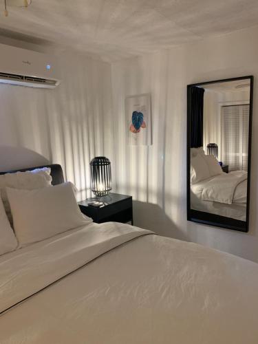 Postel nebo postele na pokoji v ubytování La Casita