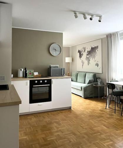 Η κουζίνα ή μικρή κουζίνα στο Wohnung-Zentral-Siegen Oberstadt