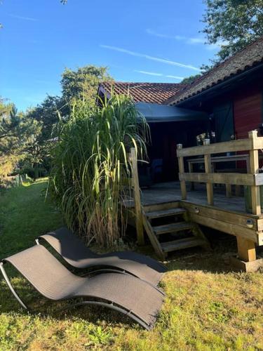 Κήπος έξω από το Chalet proche du lac