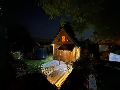 Zahrada ubytování Brvnara RIĆKI