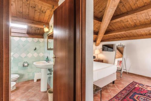 Koupelna v ubytování Casale Giancesare Villa Agricola