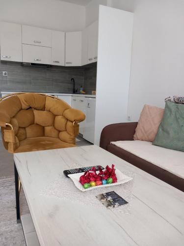 Posezení v ubytování Apartman 555