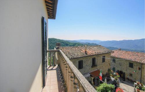 a view from the balcony of a building at Pet Friendly Home In Sommocolonia in Sommocolonia