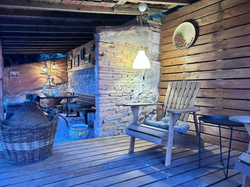 Posezení v ubytování Casa di Coraggio