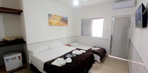 Ένα ή περισσότερα κρεβάτια σε δωμάτιο στο Hotel Costa Azul