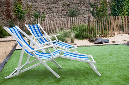 Zahrada ubytování Le Quai 18