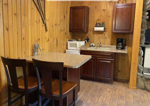 Dapur atau dapur kecil di Gunflint Lodge
