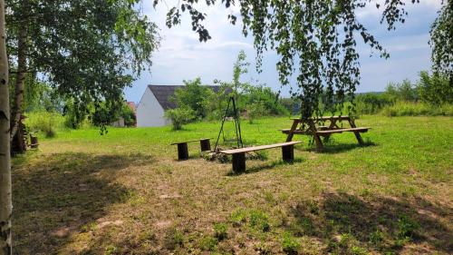 Zahrada ubytování Wrzosowe Wzgórze 5 - Apartamenty