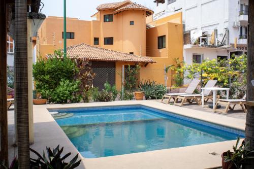 Πισίνα στο ή κοντά στο Hotel Casa Antal