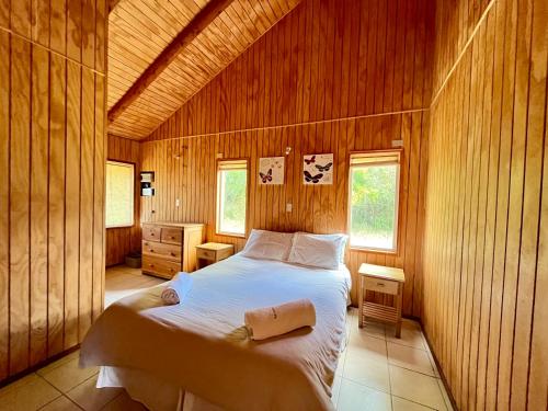 Postel nebo postele na pokoji v ubytování Patagonia 47g