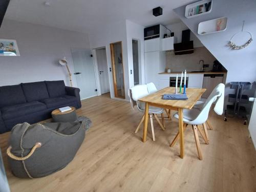 Χώρος καθιστικού στο Möwennest in der Villa Medici