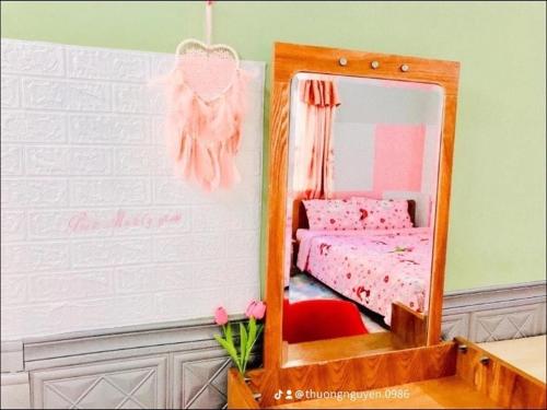 Home's Lucky - Home Nha Trangにあるベッド