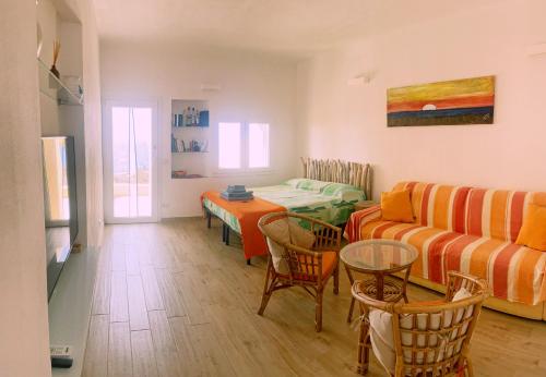 Posezení v ubytování Villa Antioco