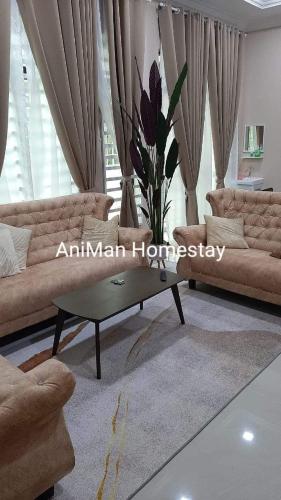 Гостиная зона в AniMan Homestay