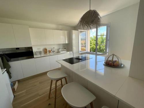 Η κουζίνα ή μικρή κουζίνα στο Maison de charme