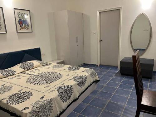 Ένα ή περισσότερα κρεβάτια σε δωμάτιο στο 3BHK Fully furnished apartment