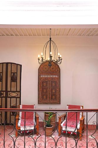 Posezení v ubytování Riad Villa Garance