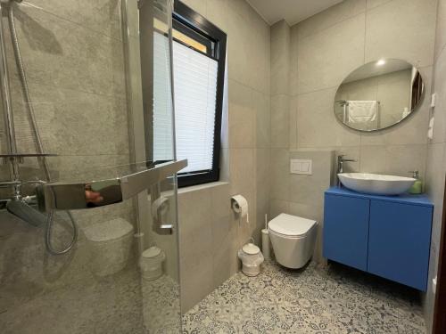 Bilik mandi di Apartamenty Gawronie Gniazdo