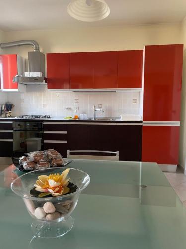 Η κουζίνα ή μικρή κουζίνα στο Leto Apartment