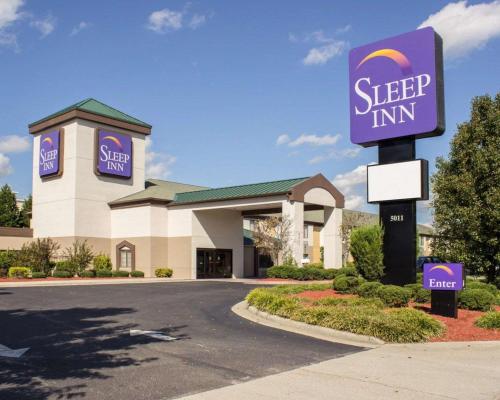 a sleep inn sign in front of a building at Sleep Inn Wilson near I-95 in Wilson