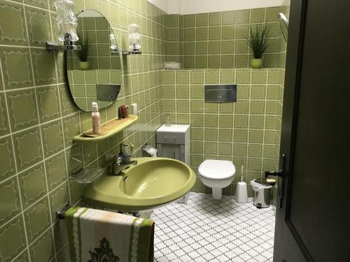 Bilik mandi di Ferienwohnung Calluna