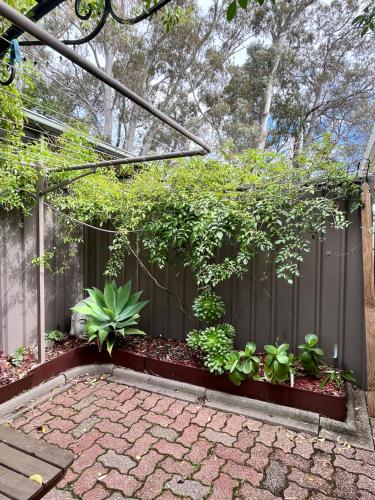 Κήπος έξω από το Stunning Flat Burnside Location