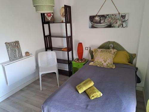 Postel nebo postele na pokoji v ubytování RoomHoliday J&A