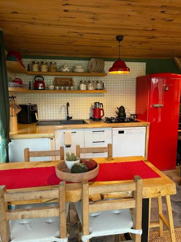 Kuchyň nebo kuchyňský kout v ubytování Bibers Home