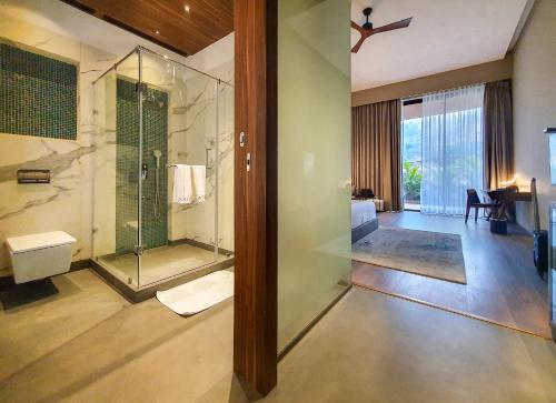 Koupelna v ubytování Aria Resort & Spa