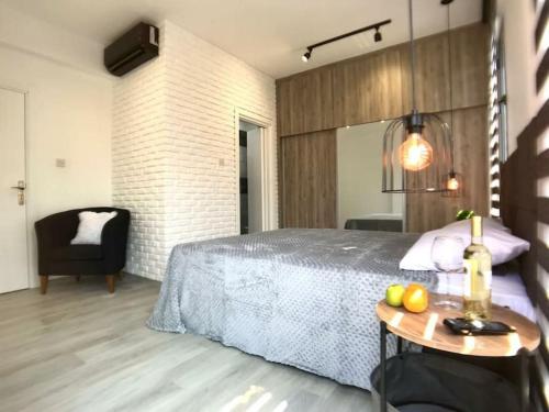 Ένα ή περισσότερα κρεβάτια σε δωμάτιο στο Relax villa