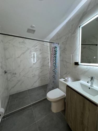 Koupelna v ubytování Finca hotel NUEVO FUTURO