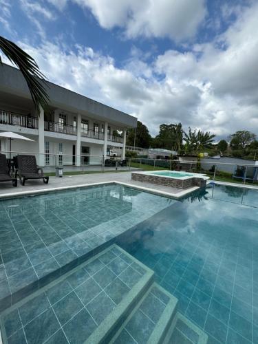 Bazén v ubytování Finca hotel NUEVO FUTURO nebo v jeho okolí