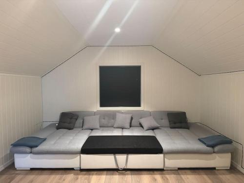 Χώρος καθιστικού στο Loft Apartment