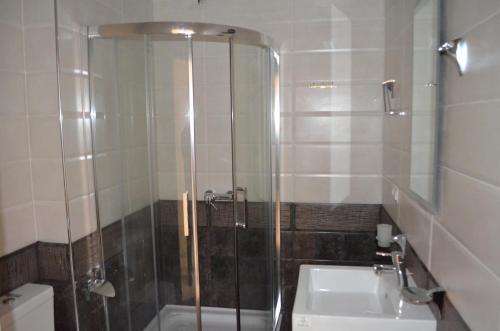 Koupelna v ubytování Apartment Luxury in Batumi