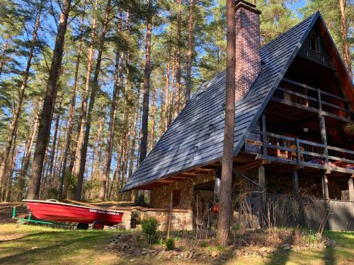 Ferienhaus Marianna am See mit gratis Sauna, Ruderboot, Kajak & WLAN