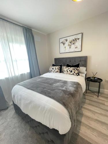 Postel nebo postele na pokoji v ubytování Private Cozy Double Bedroom