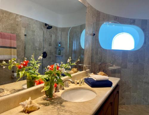Un baño de Casa 5 Palmas