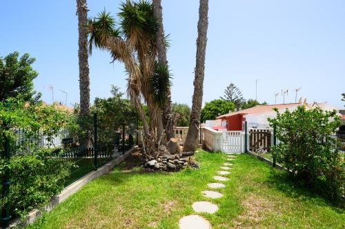 Κήπος έξω από το Casa Chivo