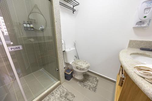 Bilik mandi di Moderno estudio c/ 1vaga
