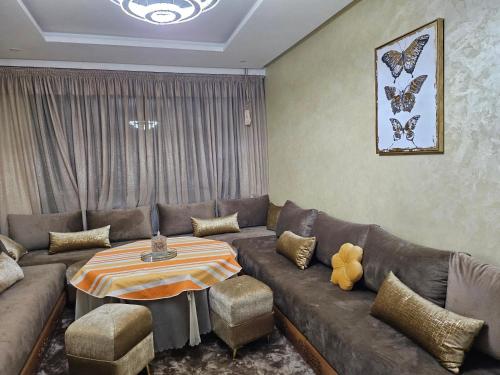 Χώρος καθιστικού στο Jolie appartement à agadir bay