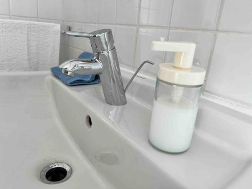 Et badeværelse på Las Golondrinas Penthouse