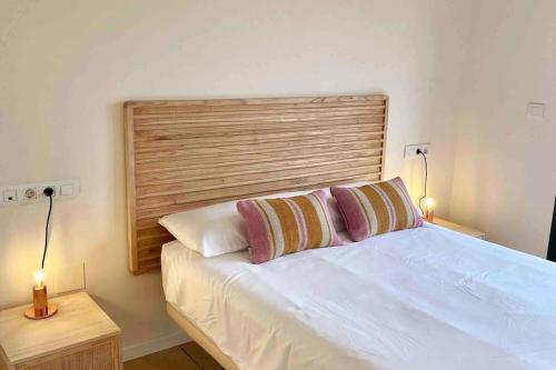 En eller flere senge i et værelse på Las Golondrinas Penthouse